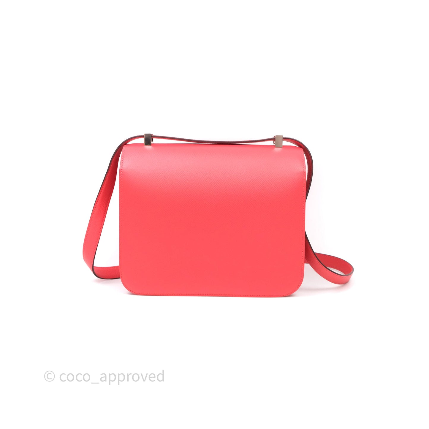 Hermès Constance 24 Rose Jaipur T5 Epsom Palladium Hardware