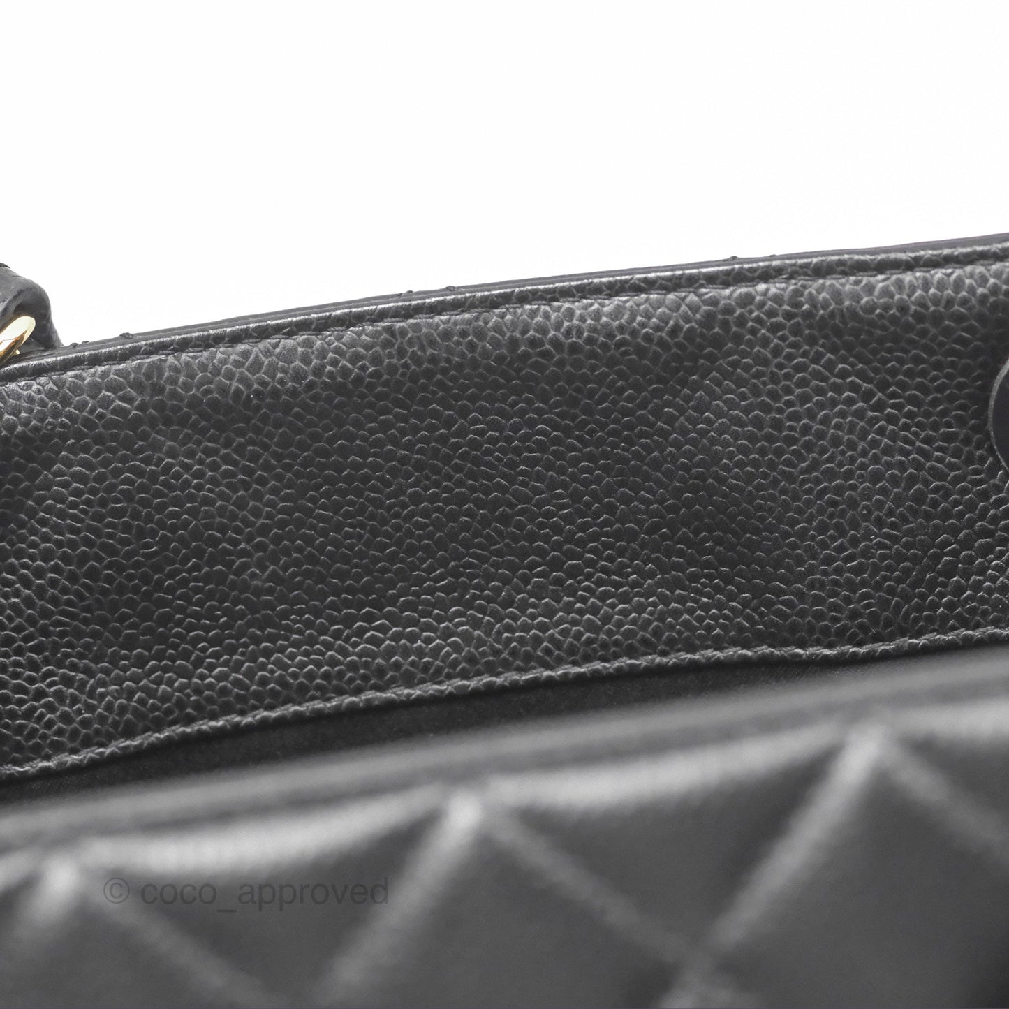 Chanel GST Black Caviar Gold Hardware