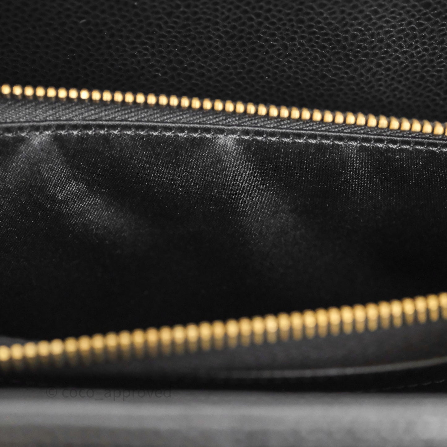 Chanel GST Black Caviar Gold Hardware