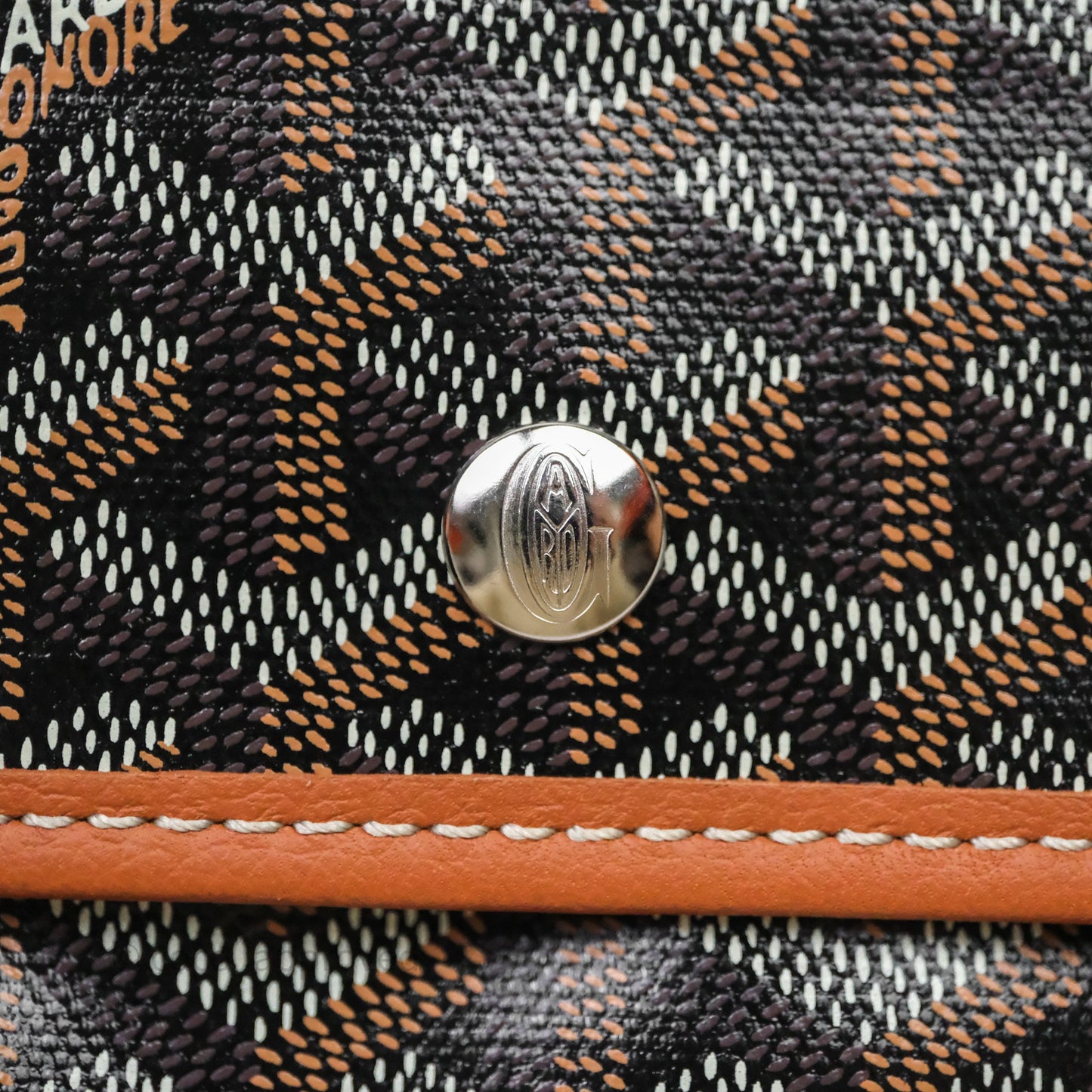 Goyard St Louis Tote PM Tan Black