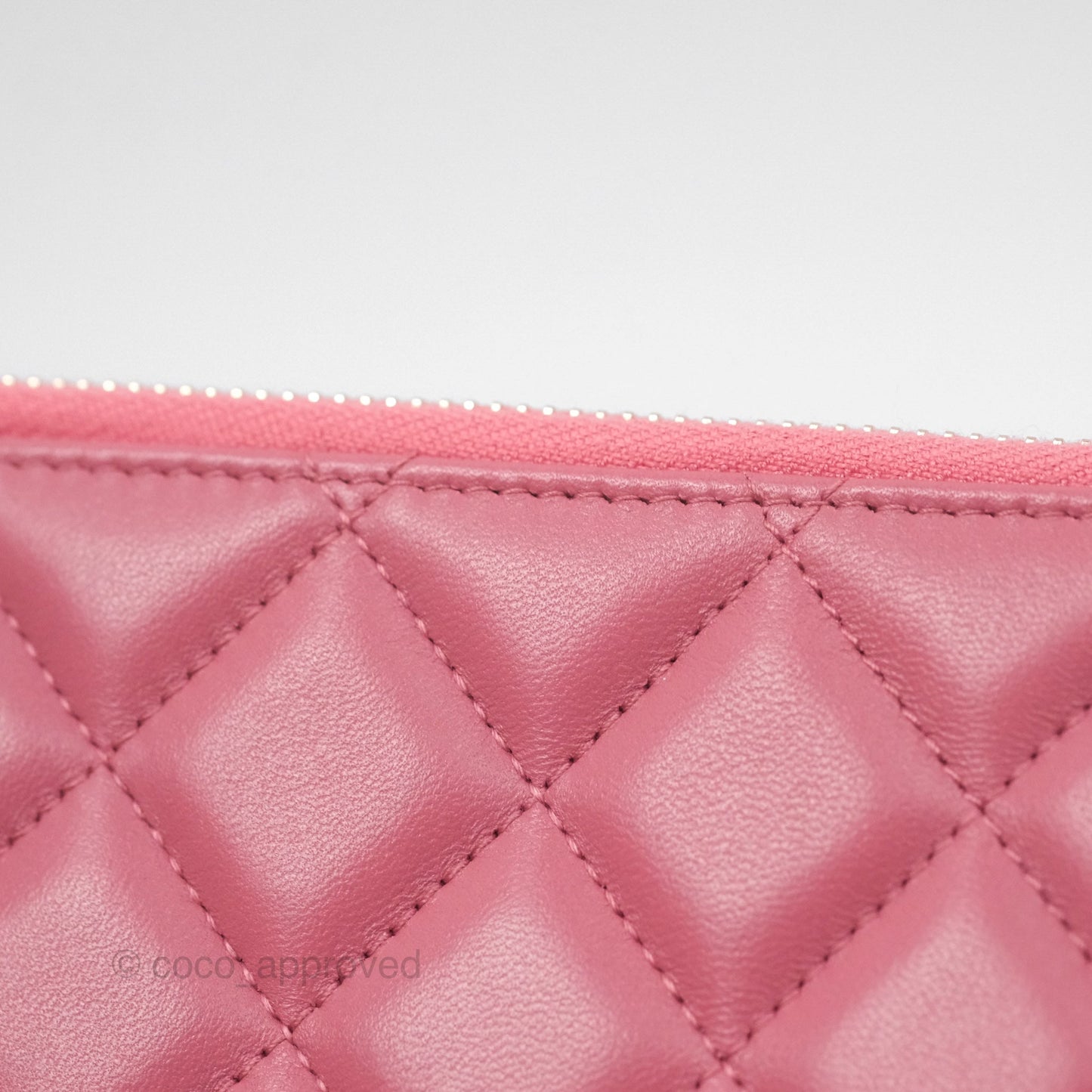 Chanel Boy Long Pouch Wallet Dusty Pink Lambskin Aged Gold Hardware