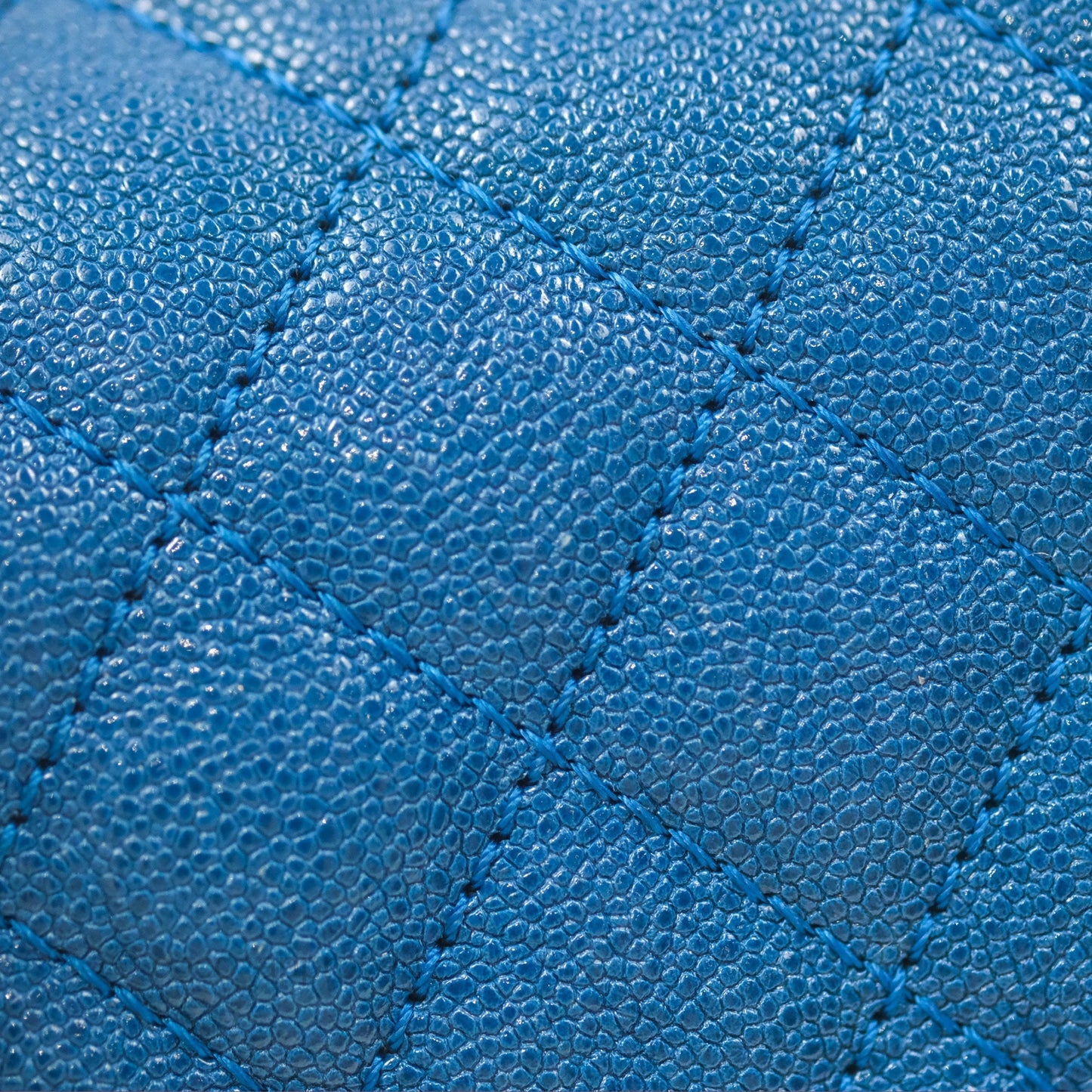 Chanel Small Boy Blue Caviar Gold Hardware