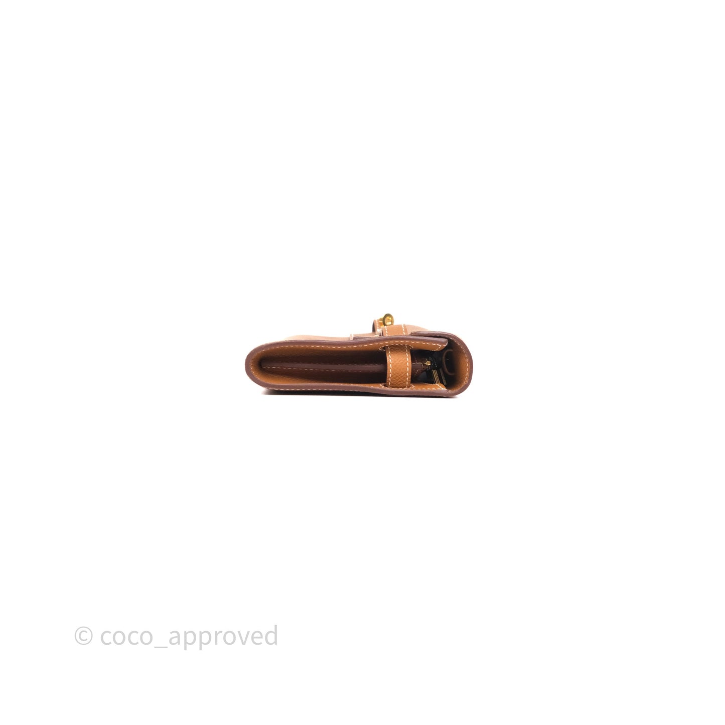 Hermès Kelly To Go Wallet Gold 37 Epsom Gold Hardware