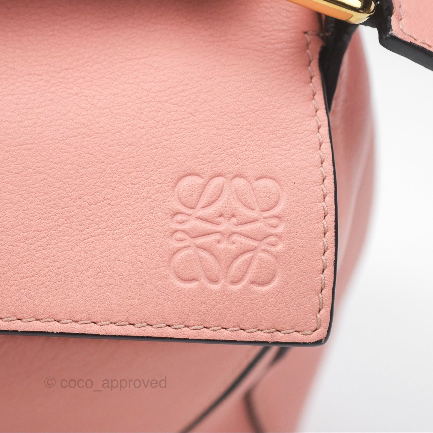 Loewe Small Puzzle Bag Pink Calfskin