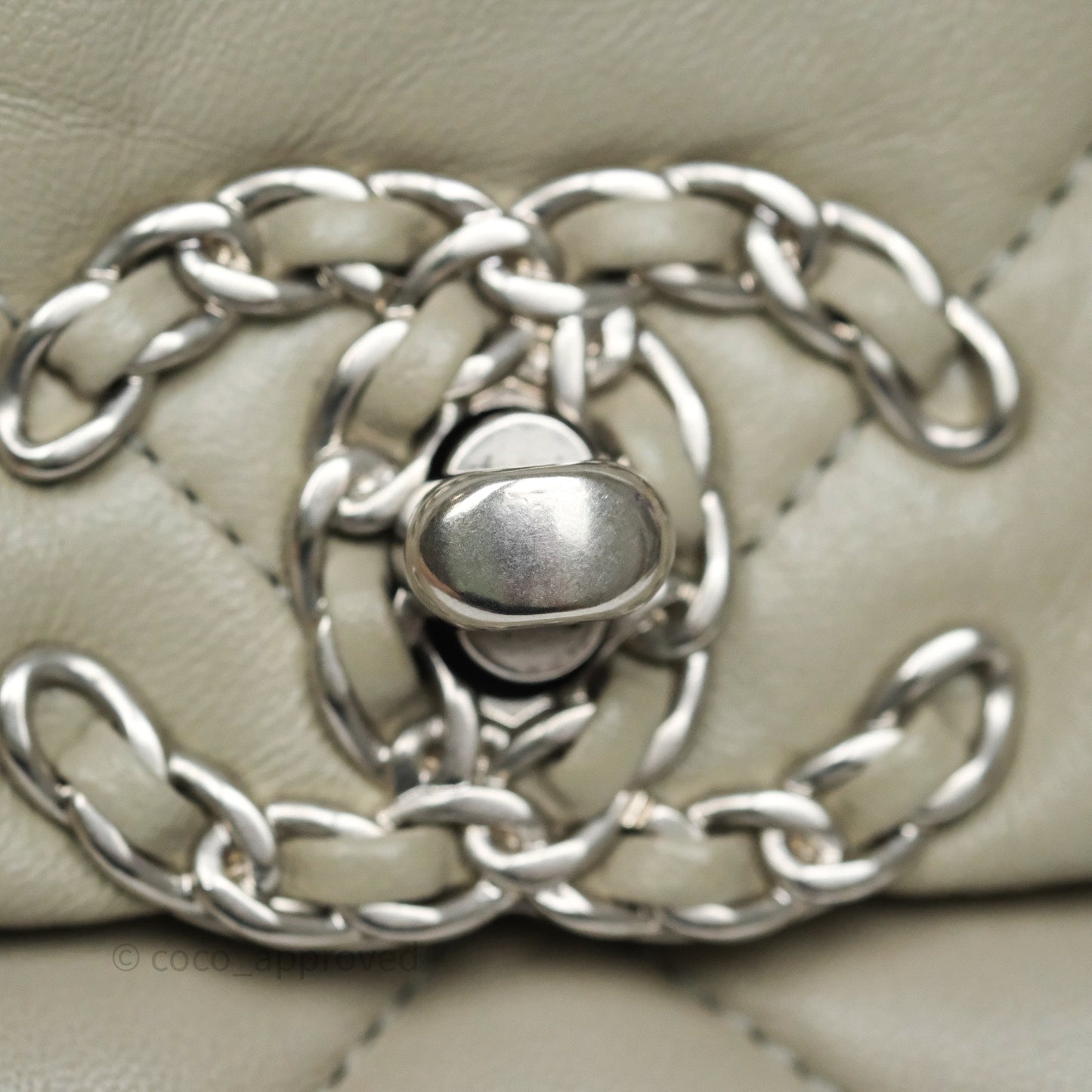 Chanel 19 Small Sage Grey Mixed Hardware