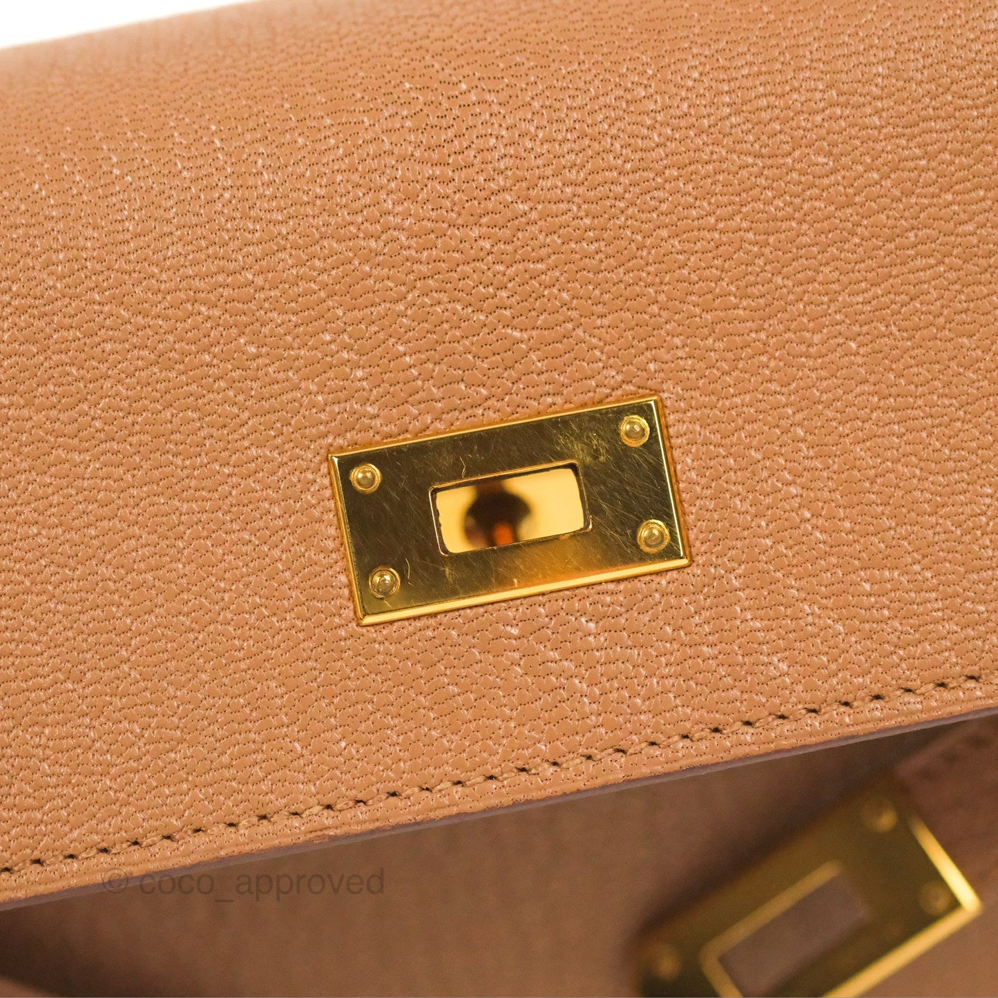 Hermès Kelly To Go Wallet Quebracho Chevre Mysore Gold Hardware