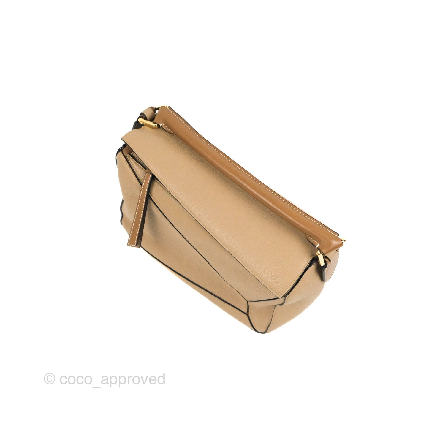 Loewe Small Puzzle Bag Sand Grained Calfskin
