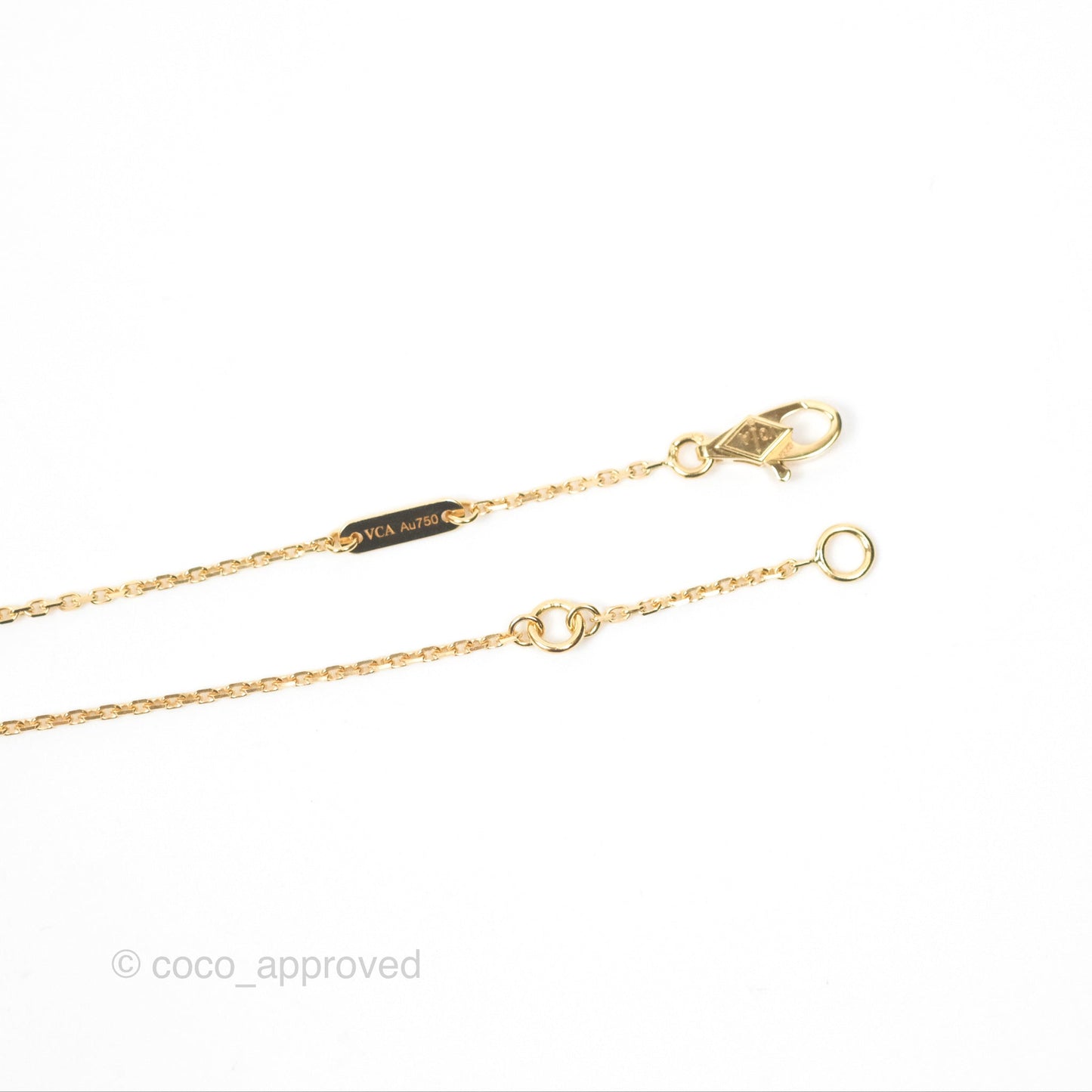 Van Cleef & Arpels Frivole Pendant 18K Yellow Gold Diamond Mini Model