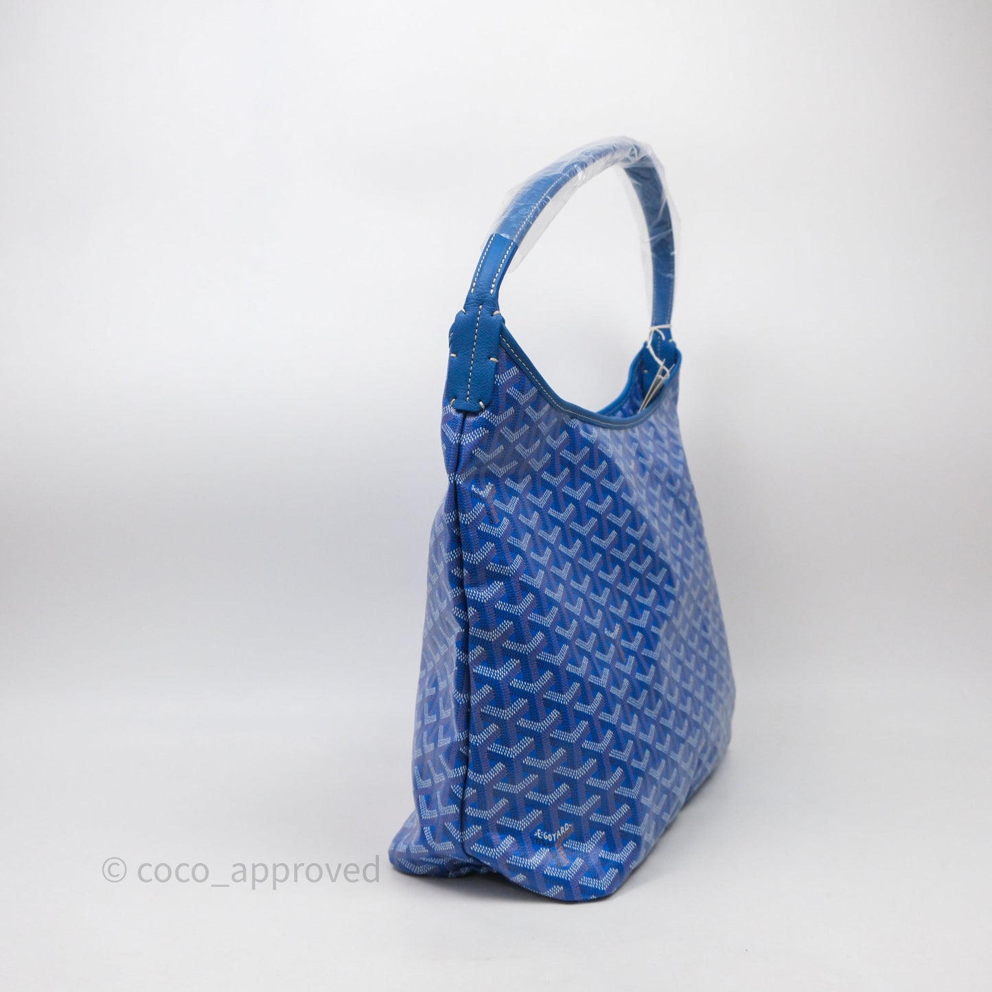 Goyard Bohème Hobo Bag Bleu Ciel Goyardine Canvas
