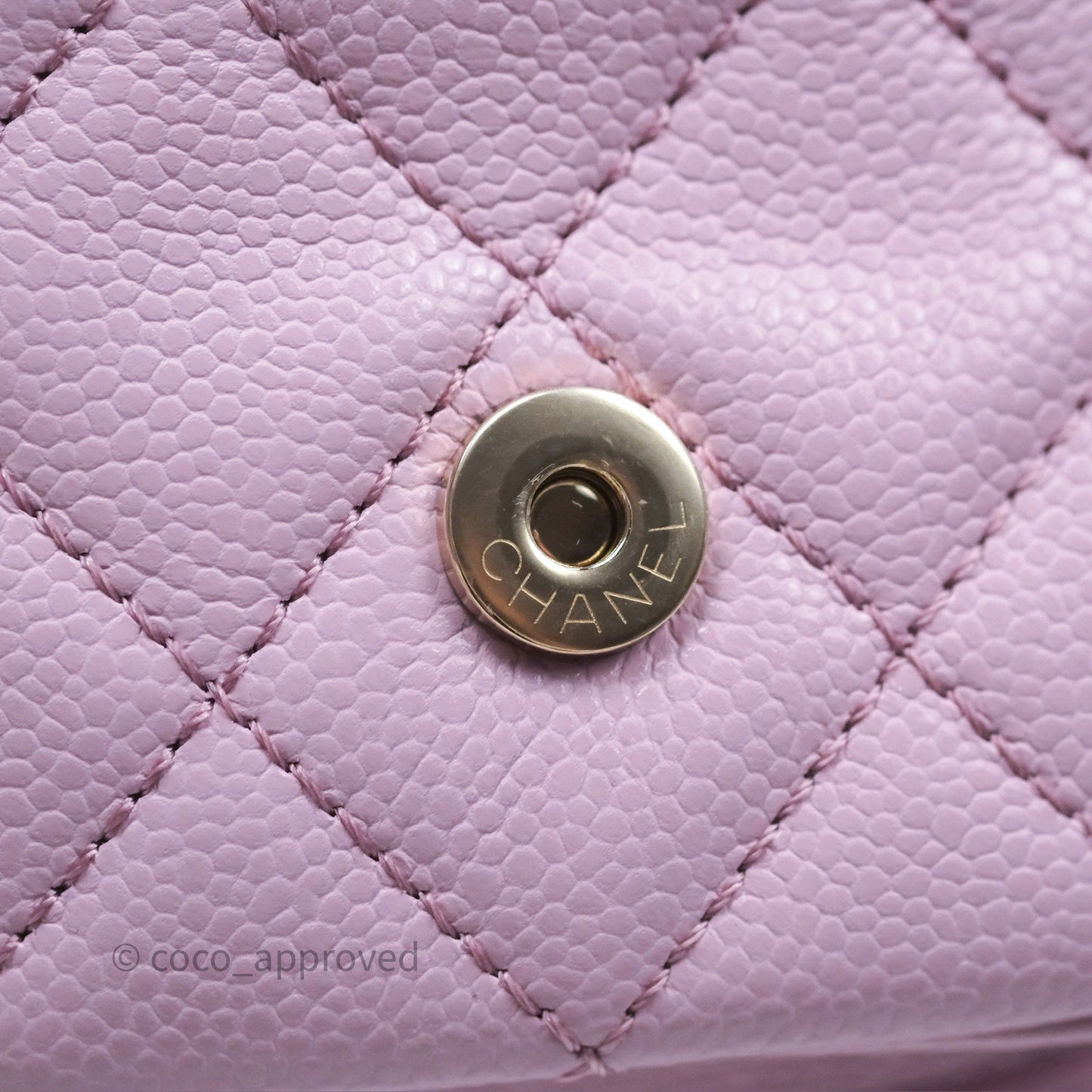 Chanel Mini Duma Backpack Pink Lilac Caviar Gold Hardware