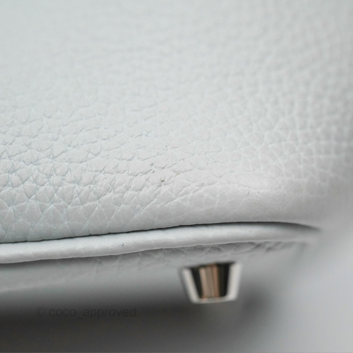 Hermès Picotin Lock 18 Bleu Pale Taurillon Clemence Palladium Hardware