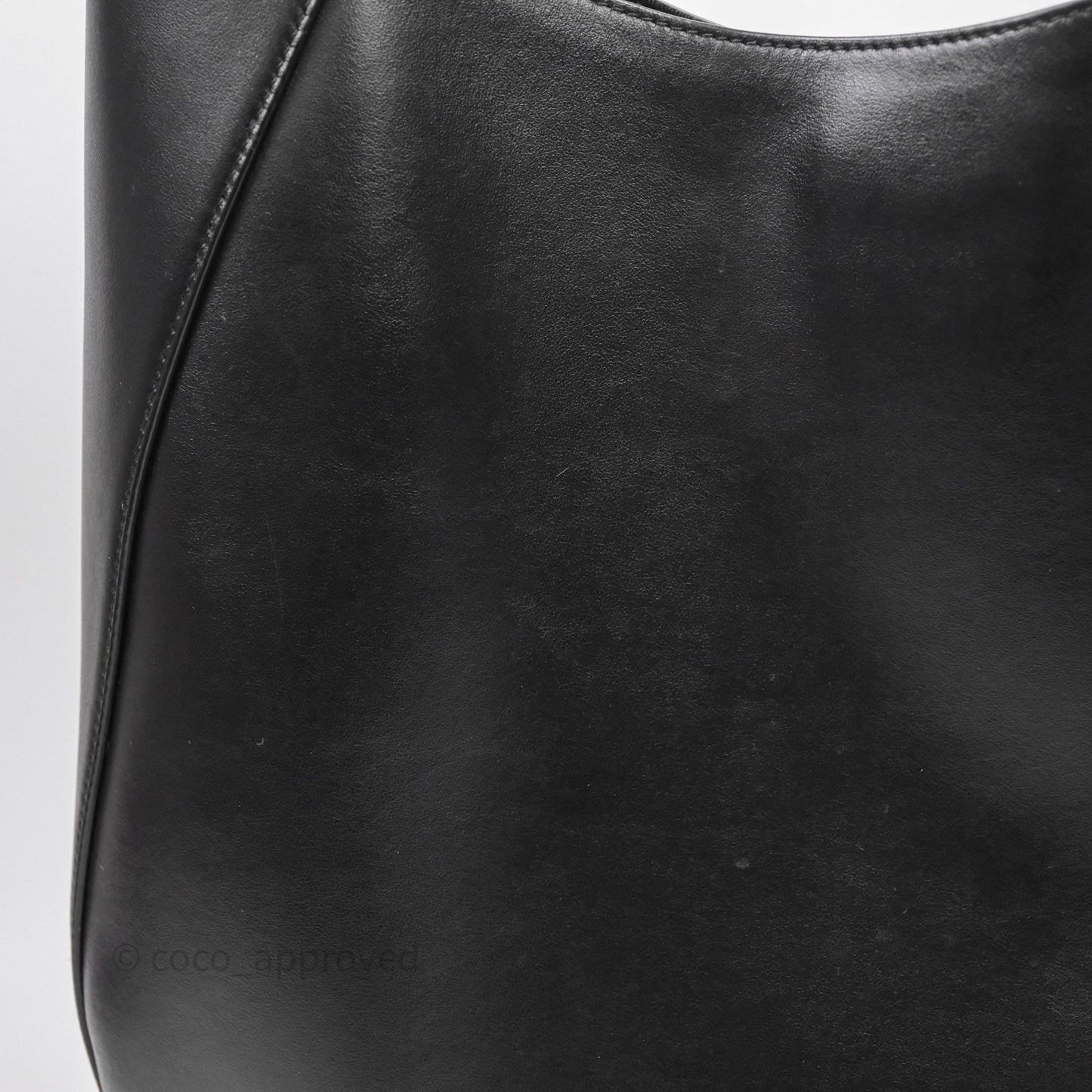 Prada Hobo Black Leather Shoulder Bag