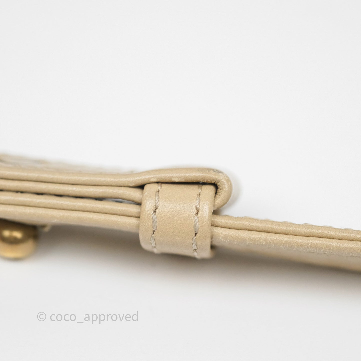 Chanel Small Boy Stingray Beige Antique Gold Hardware