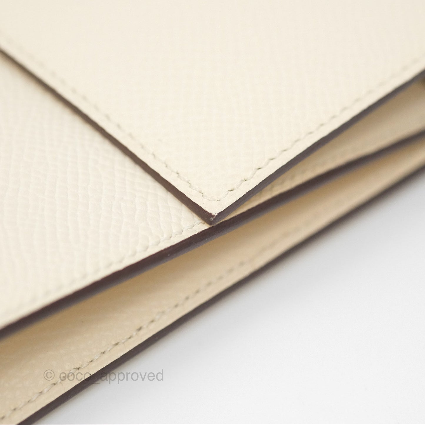 Hermes Epsom Clic 16 Wallet Nata I2 / Biscuit 48 Palladium Hardware