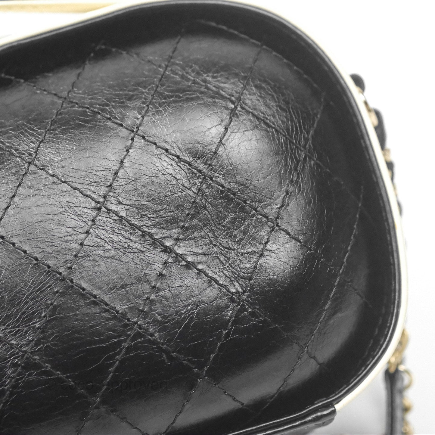 Chanel Camera Case Bag Black/White Calfskin Gold Hardware