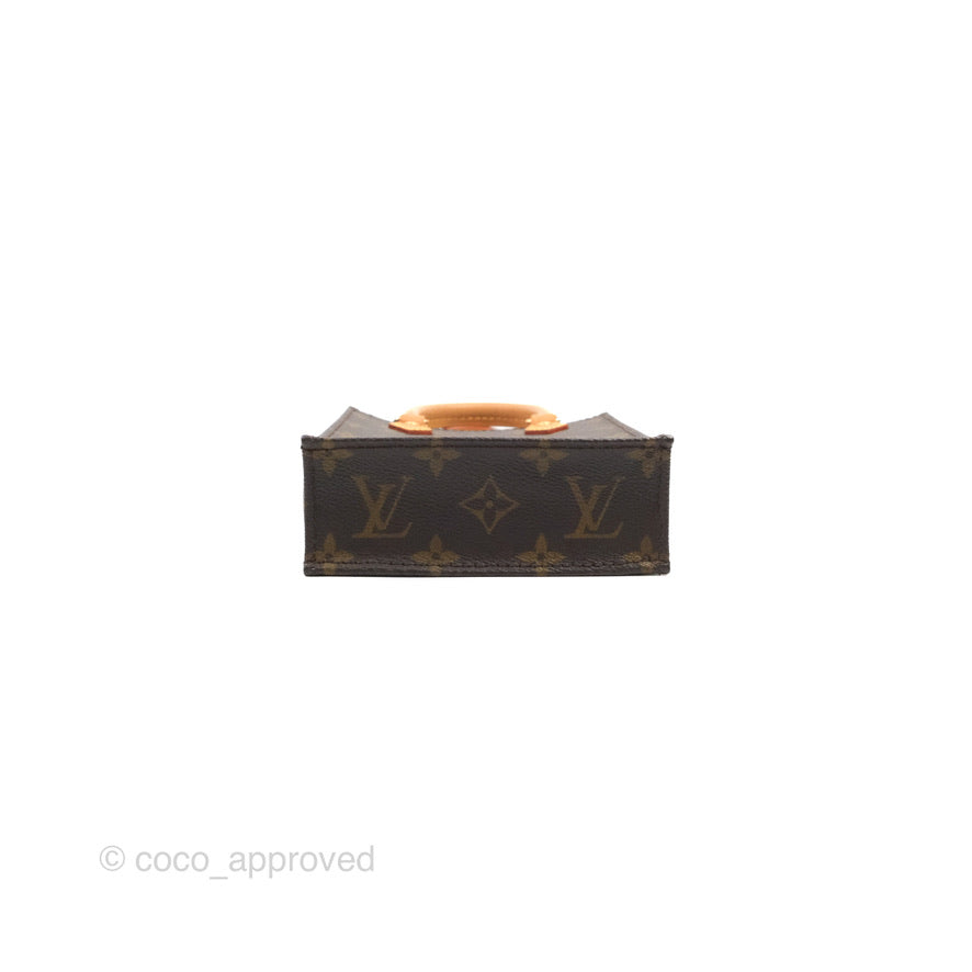 Louis Vuitton Petit Sac Plat Bag Monogram (No Strap)
