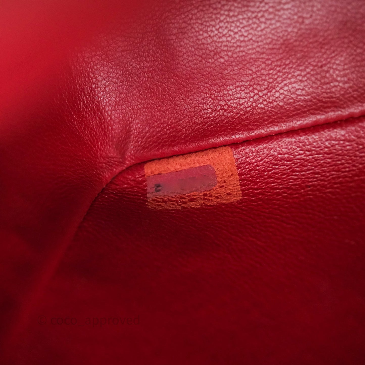 Chanel Vintage Mini Bijoux Chain Flap Bag Red Gold Hardware