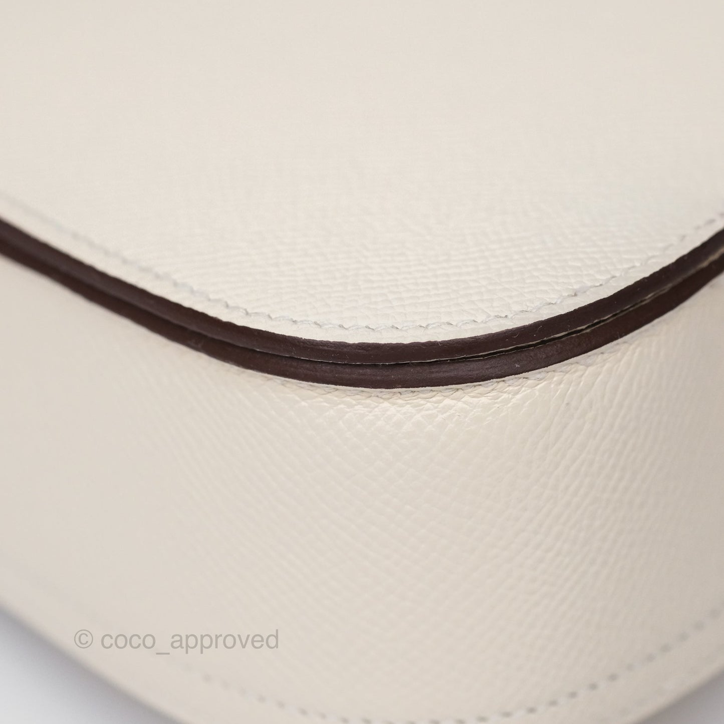 Hermès Della Cavalleria Mini Bag Nata I2 Epsom Palladium Hardware