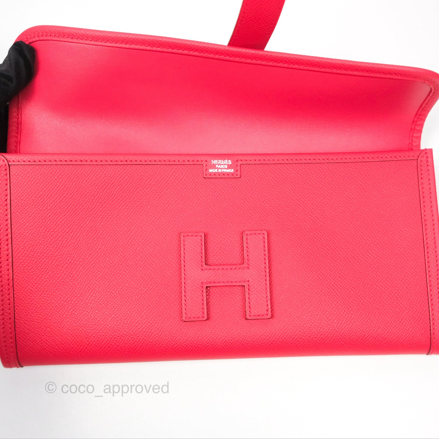 Hermès Jige Elan 29 Clutch Bougainville Epsom