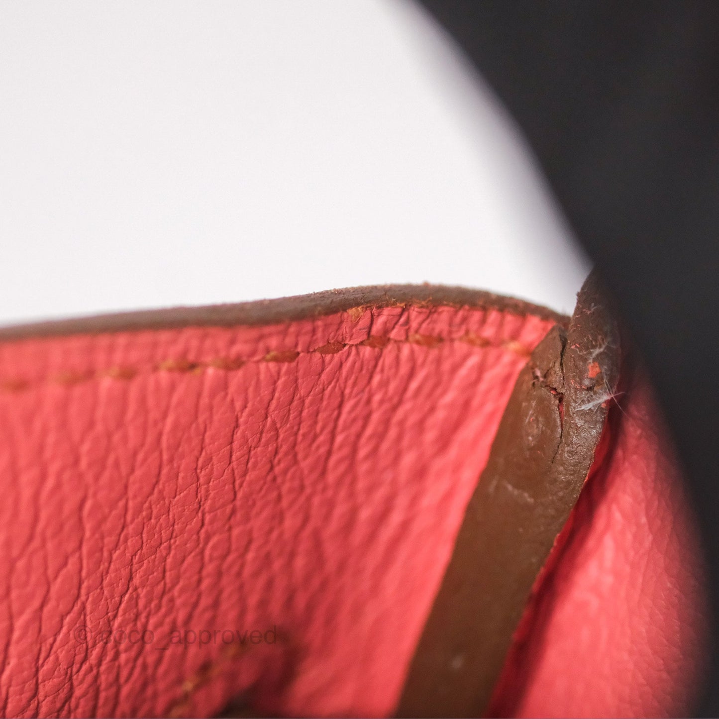 Hermès Birkin 30 Retourne Flamingo I5 Epsom Gold Hardware