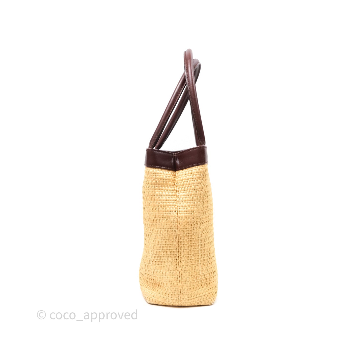 Chanel Vintage Rattan Tote Bag