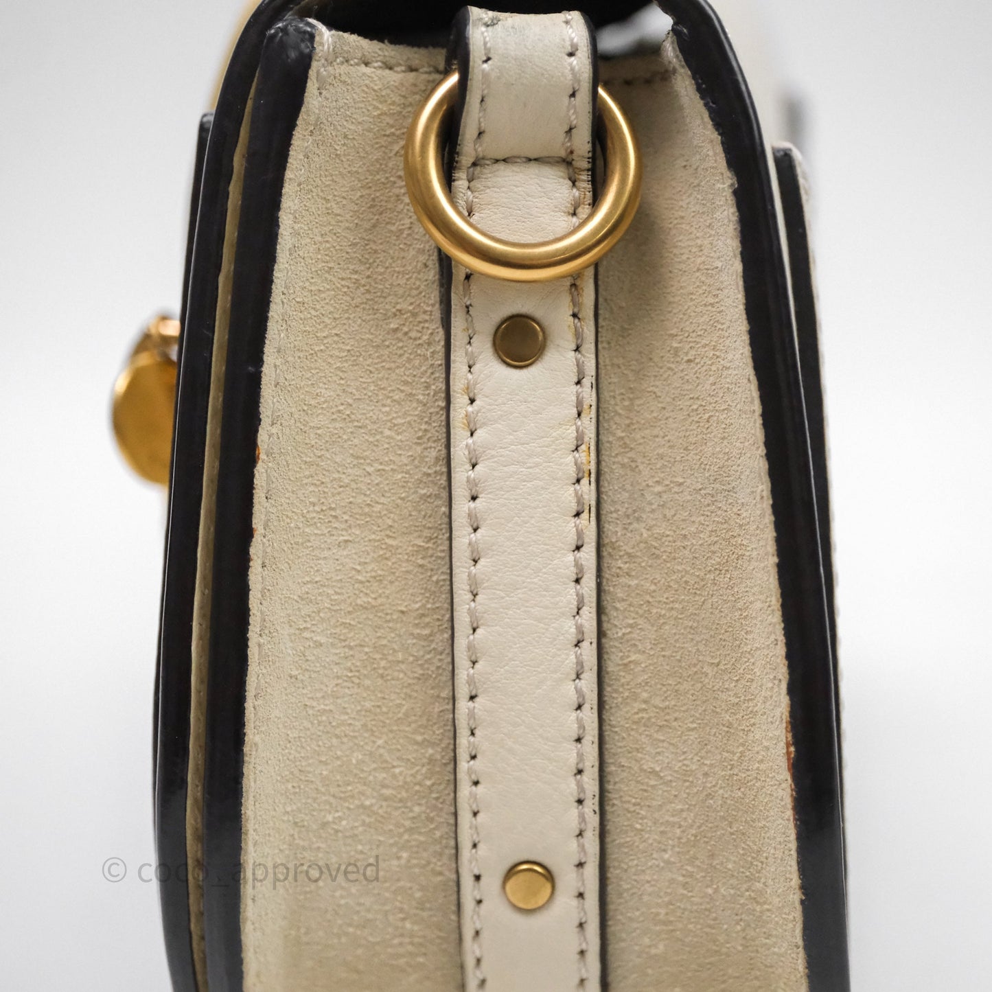 Chloé Nile Crossbody Bag White Calfskin