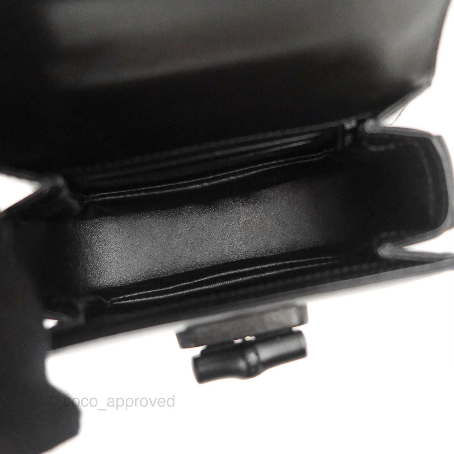 Gucci Bamboo 1947 Mini Top Handle Bag Black