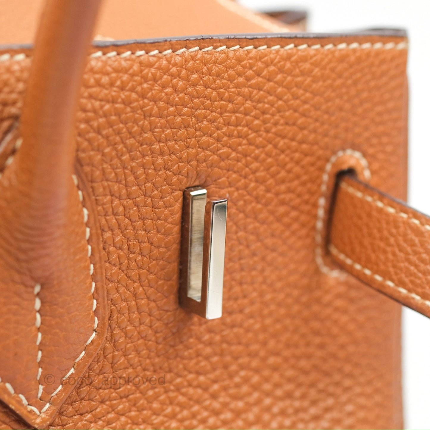 Hermès Birkin 30 Retourne Gold Clemence Palladium Hardware
