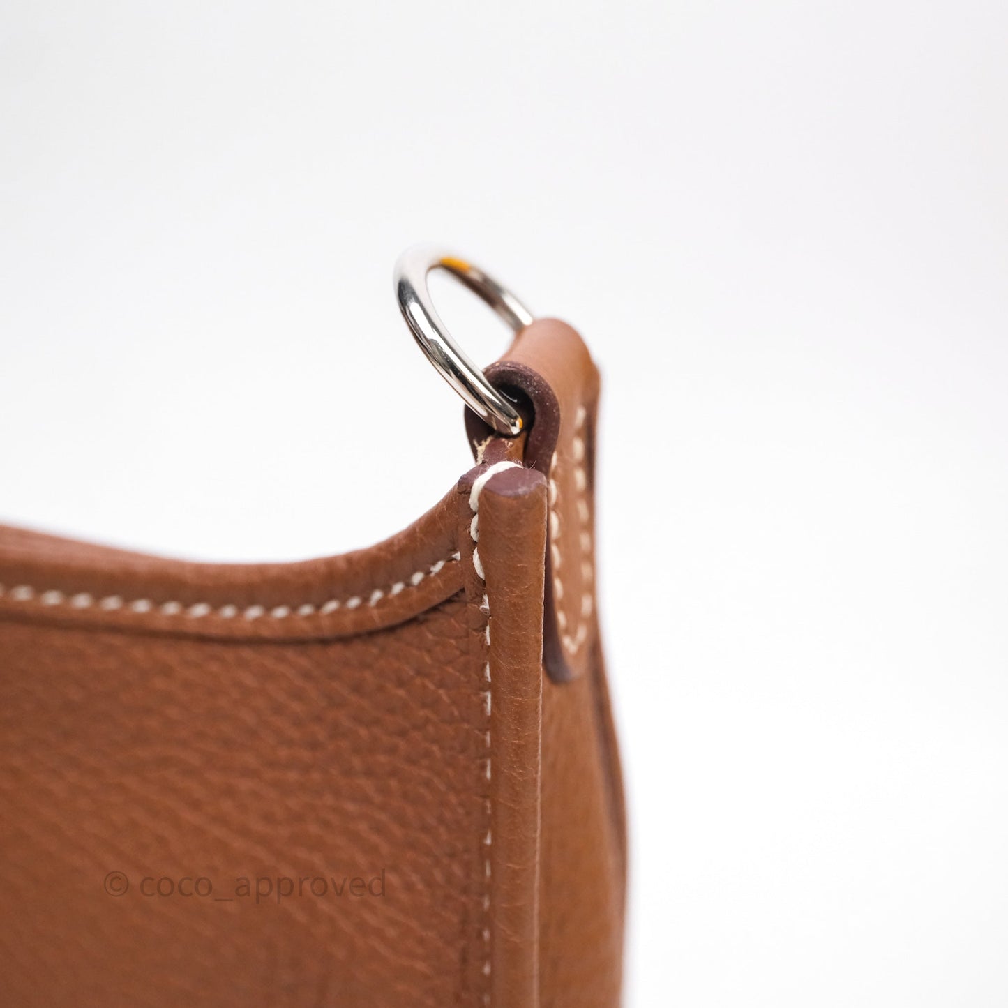 Hermès Mini Evelyne 16 Amazone Gold 37 Clemence Palladium Hardware