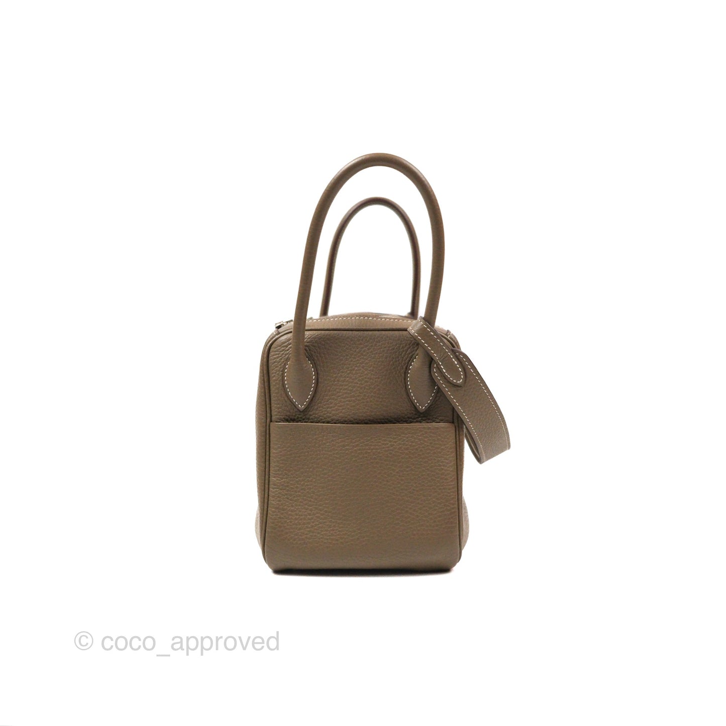 Hermès Lindy 26 Etoupe Clemence Palladium Hardware