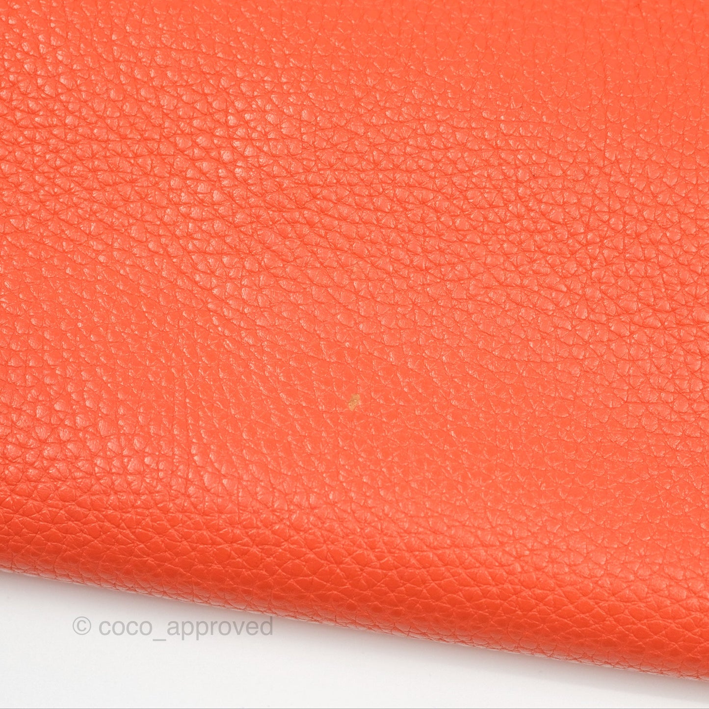 Hermès Double Sens Tote 36 Rouge Casaque Orange Crevette Clemence