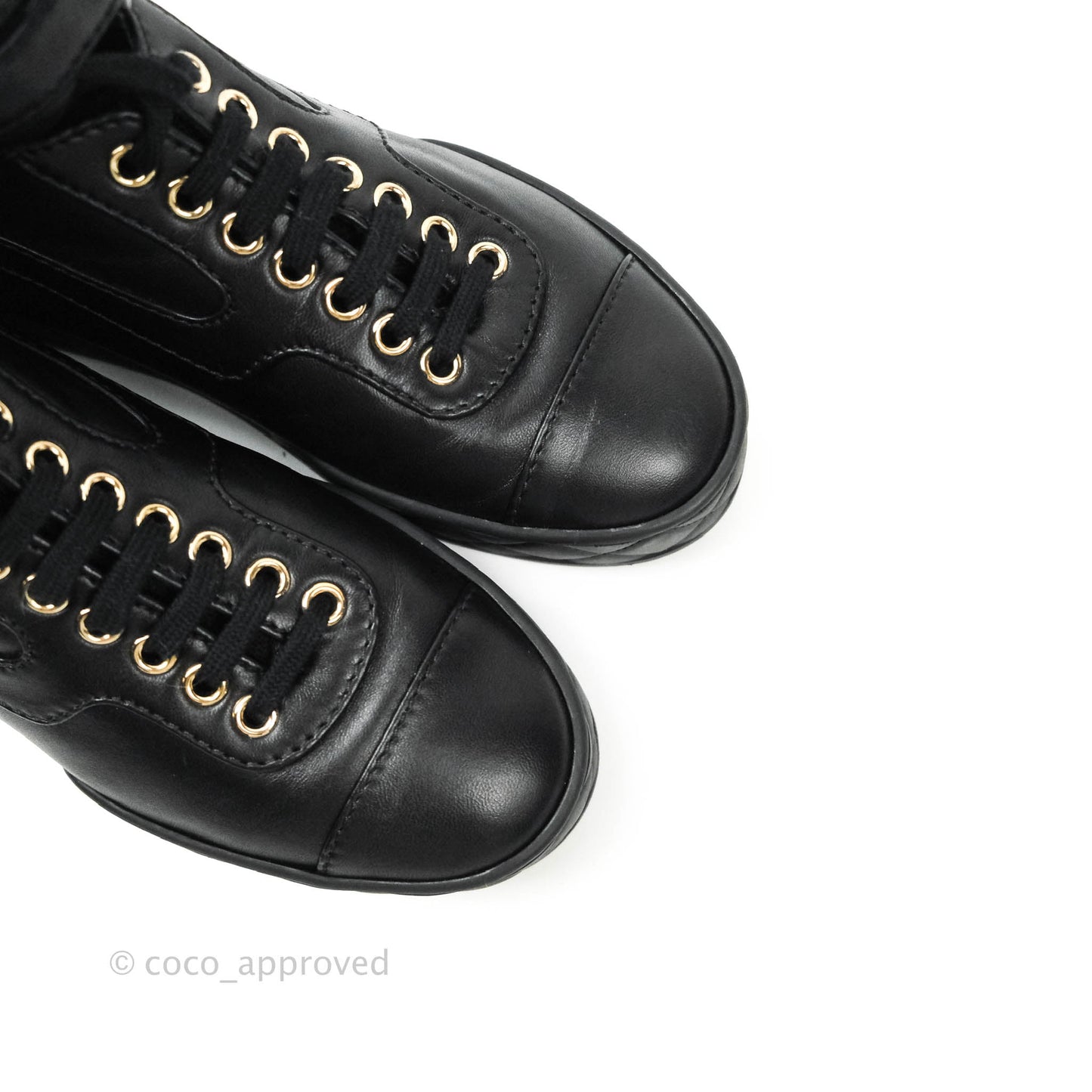 Chanel 2019/20AW Black Ankle Strap Sneakers Lambskin