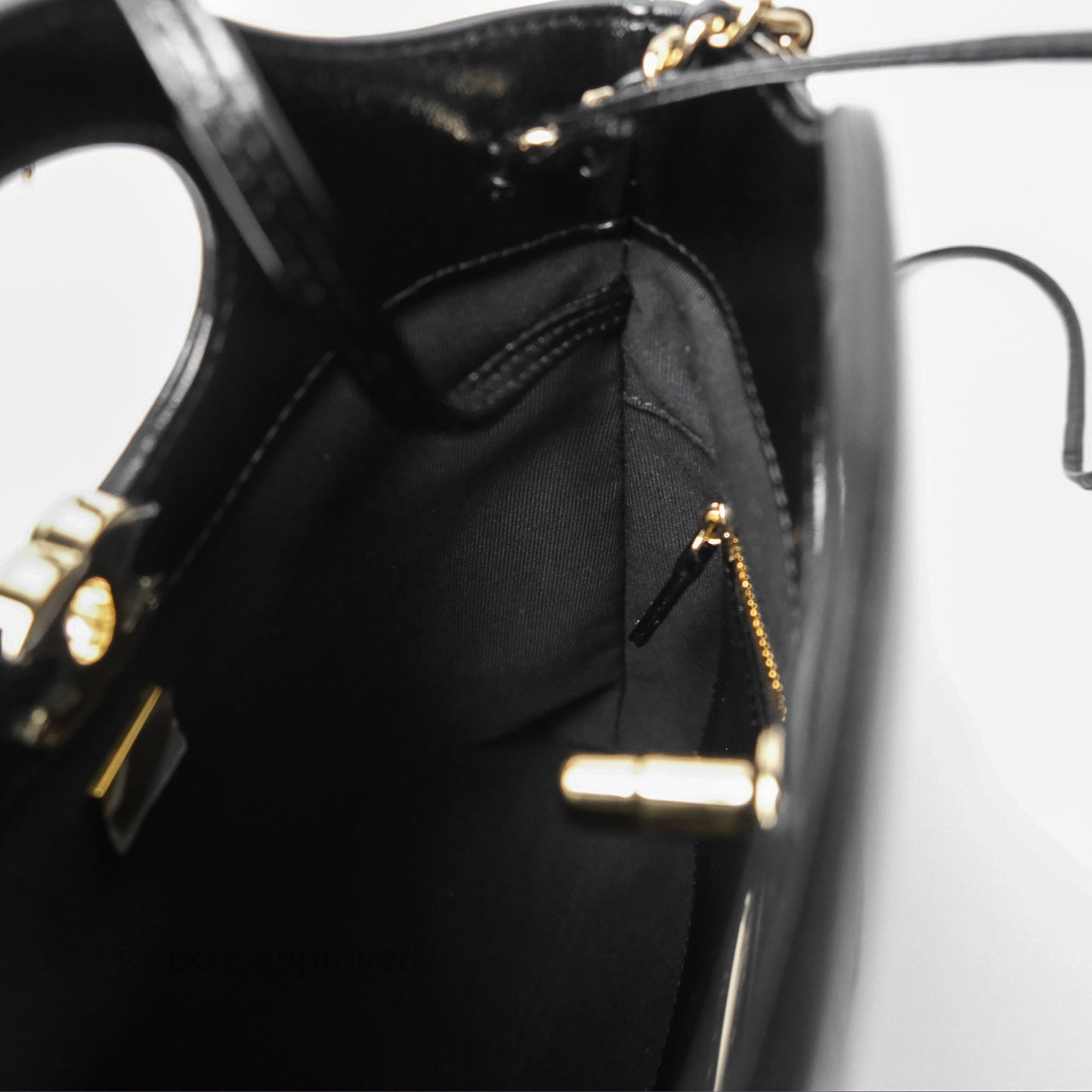 Chanel 31 Mini Black Shiny Lambskin Gold Hardware