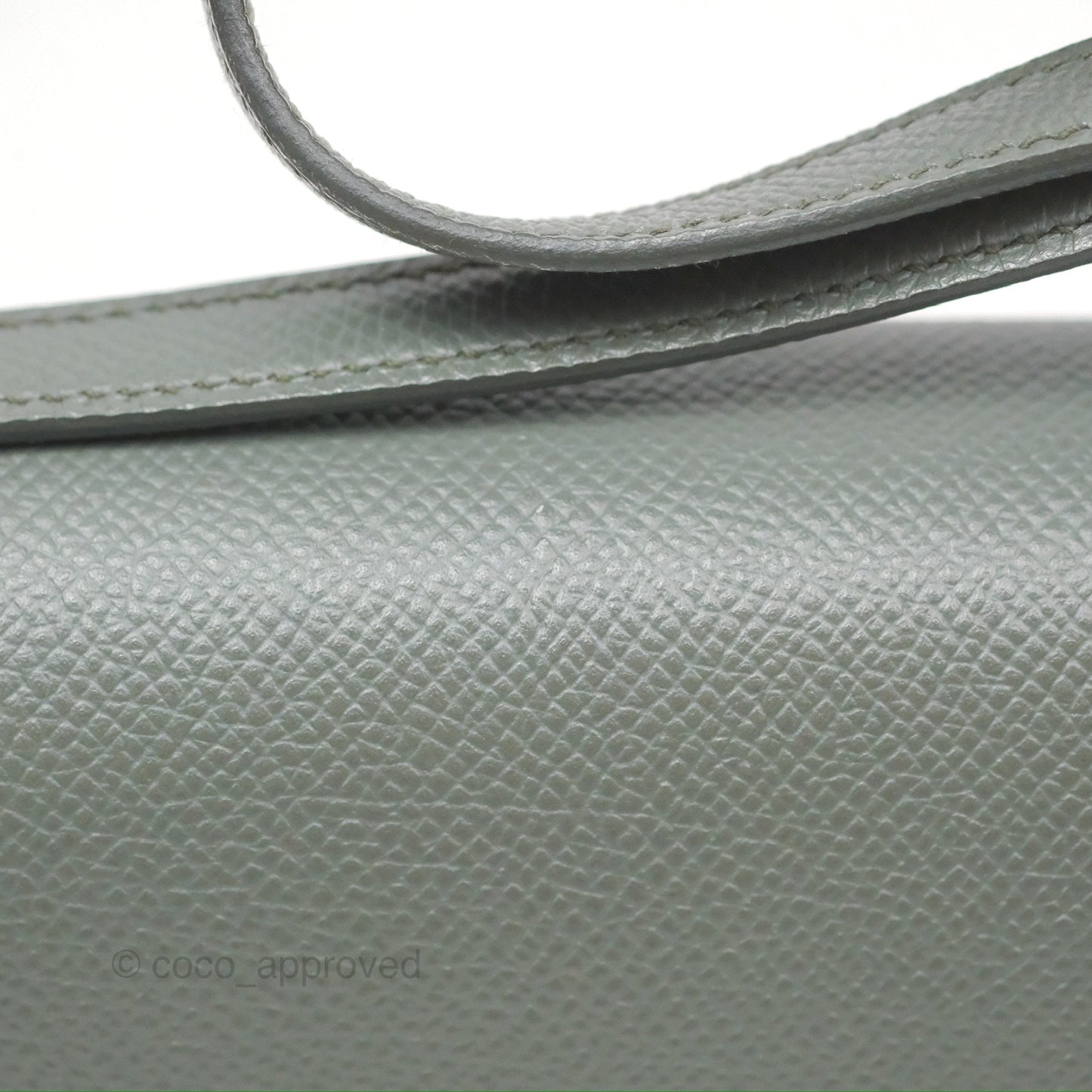 Hermès Constance Mini 18cm Vert Amande Epsom Gold Hardware