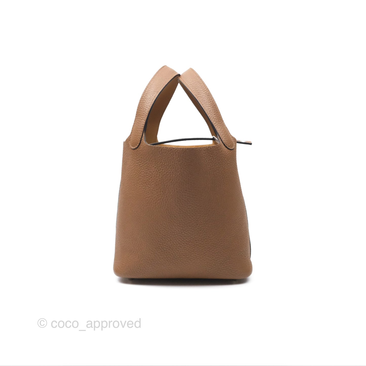 Hermès Picotin Lock 18 Alezan 3G/ Biscuit 48 Clemence Palladium Hardware