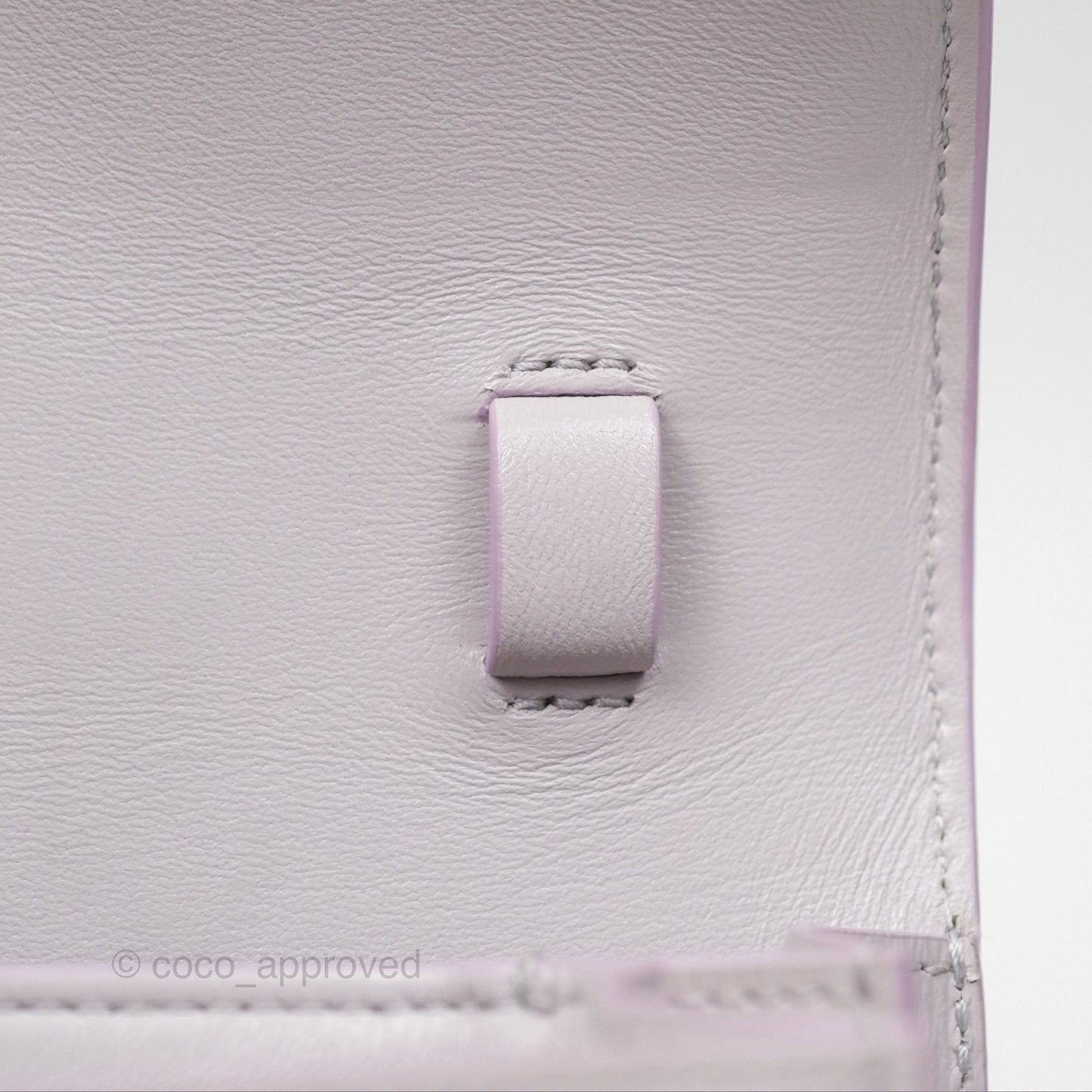 Celine Teen Classic Box Flap Lavender Grey Liege Calfskin