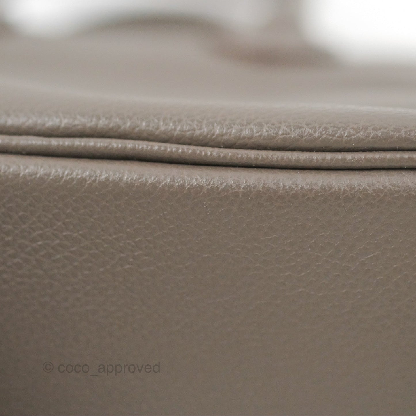 Hermès Bolide Mini 1923 Gris Etain 8F Evercolor Gold Hardware