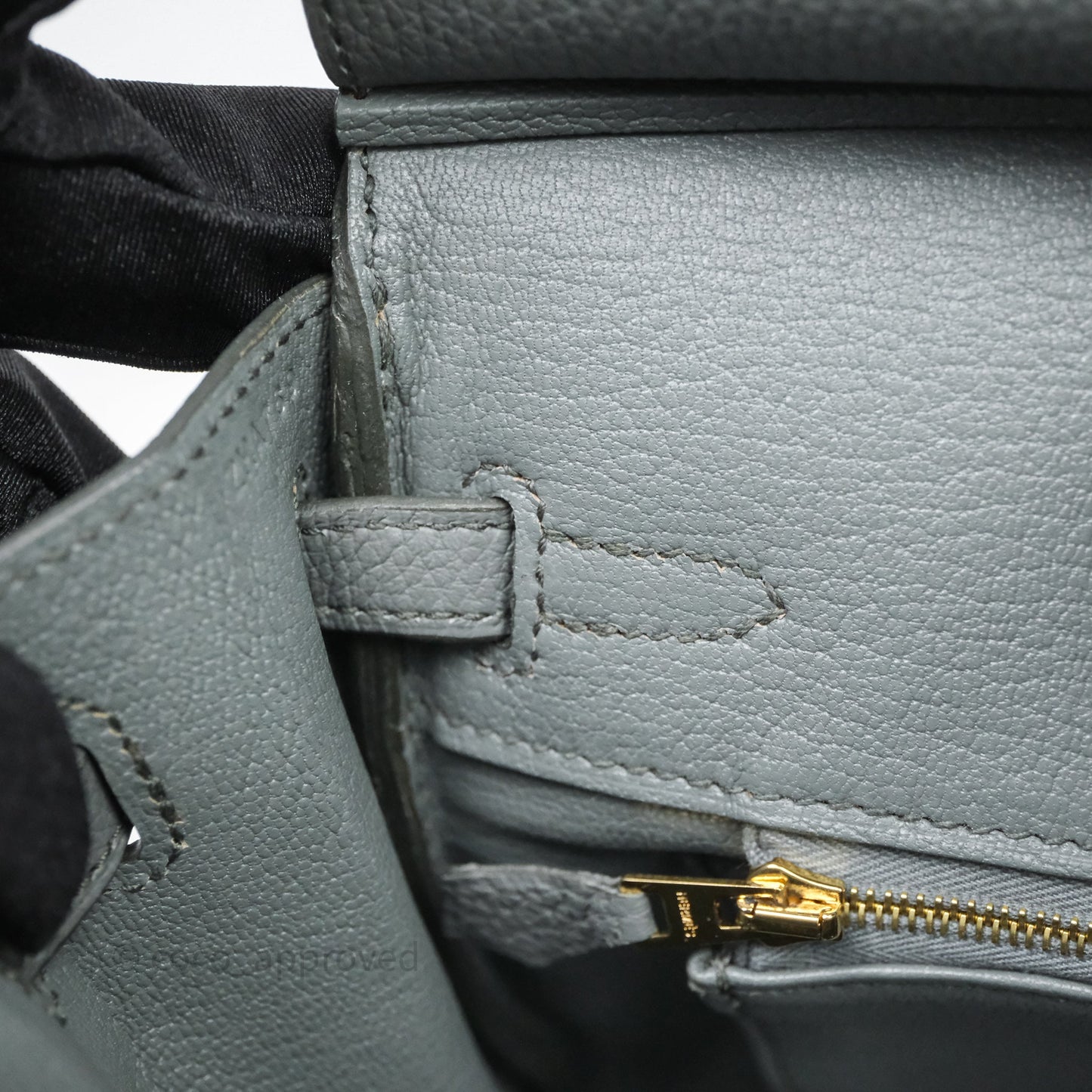 Hermes Birkin 25 Vert Amande Togo Gold Hardware