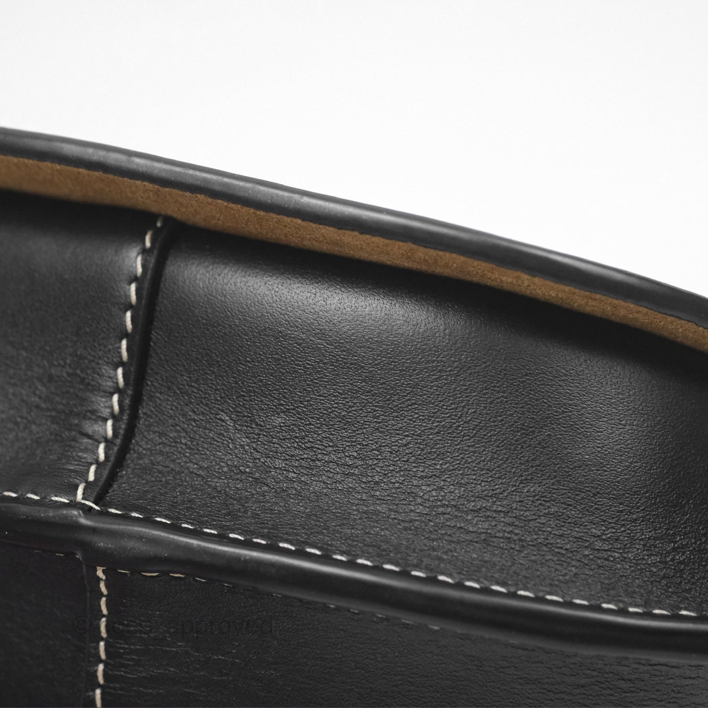Loewe Mini Gate Belt Bag in Soft Calfskin Black