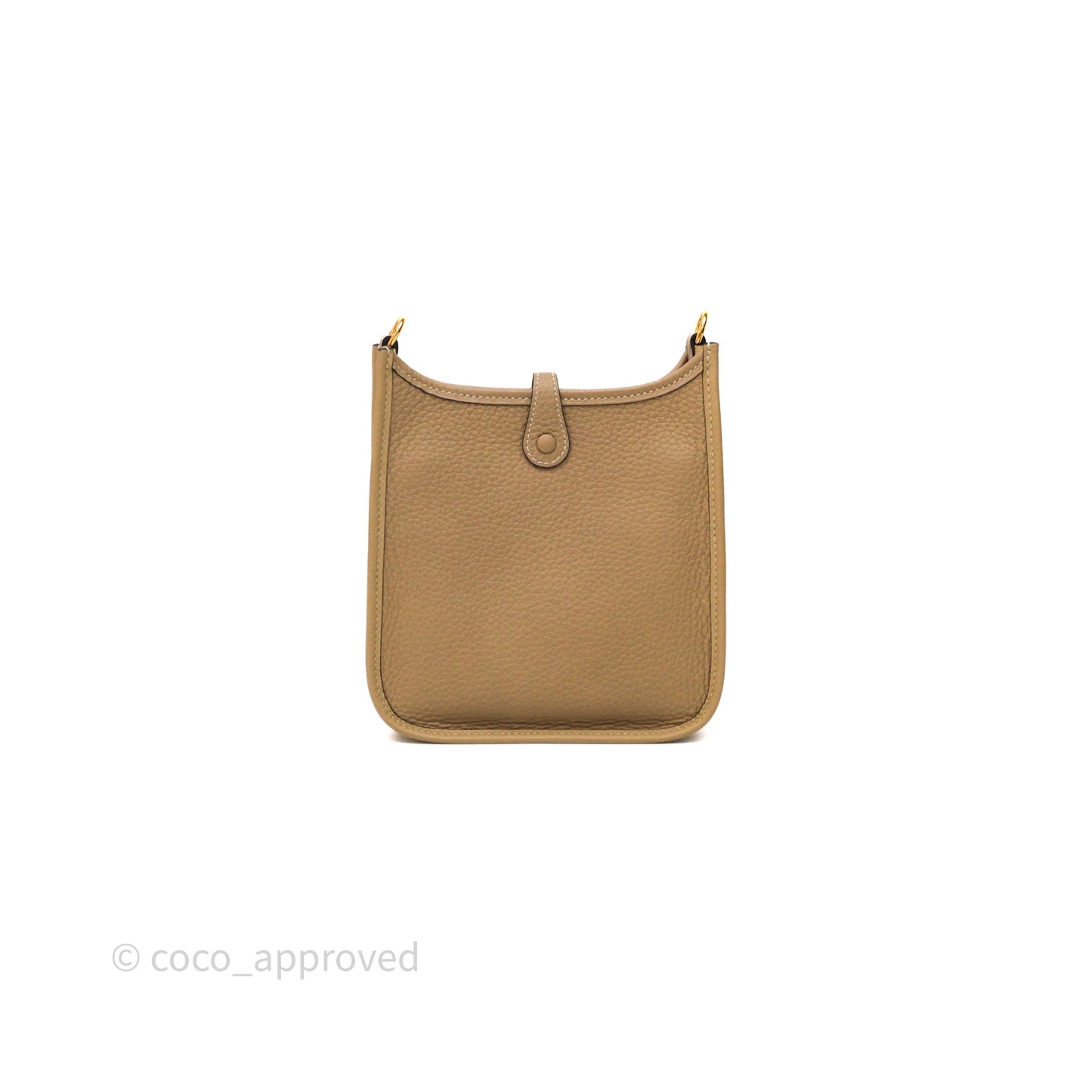 Hermès Mini Evelyne 16 Trench S2 Clemence Gold Hardware