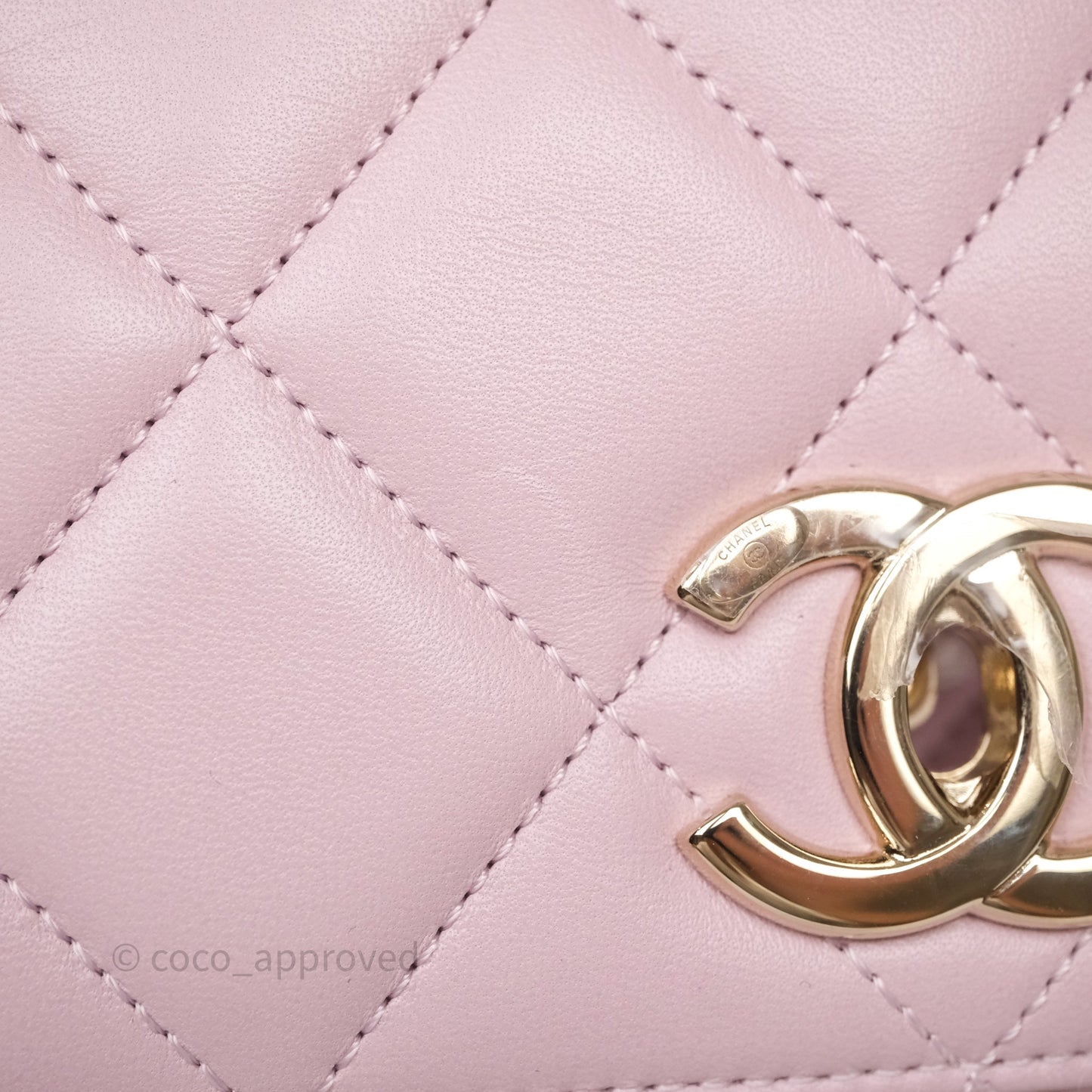 Chanel Small Trendy CC Lilac Lambskin Gold Hardware