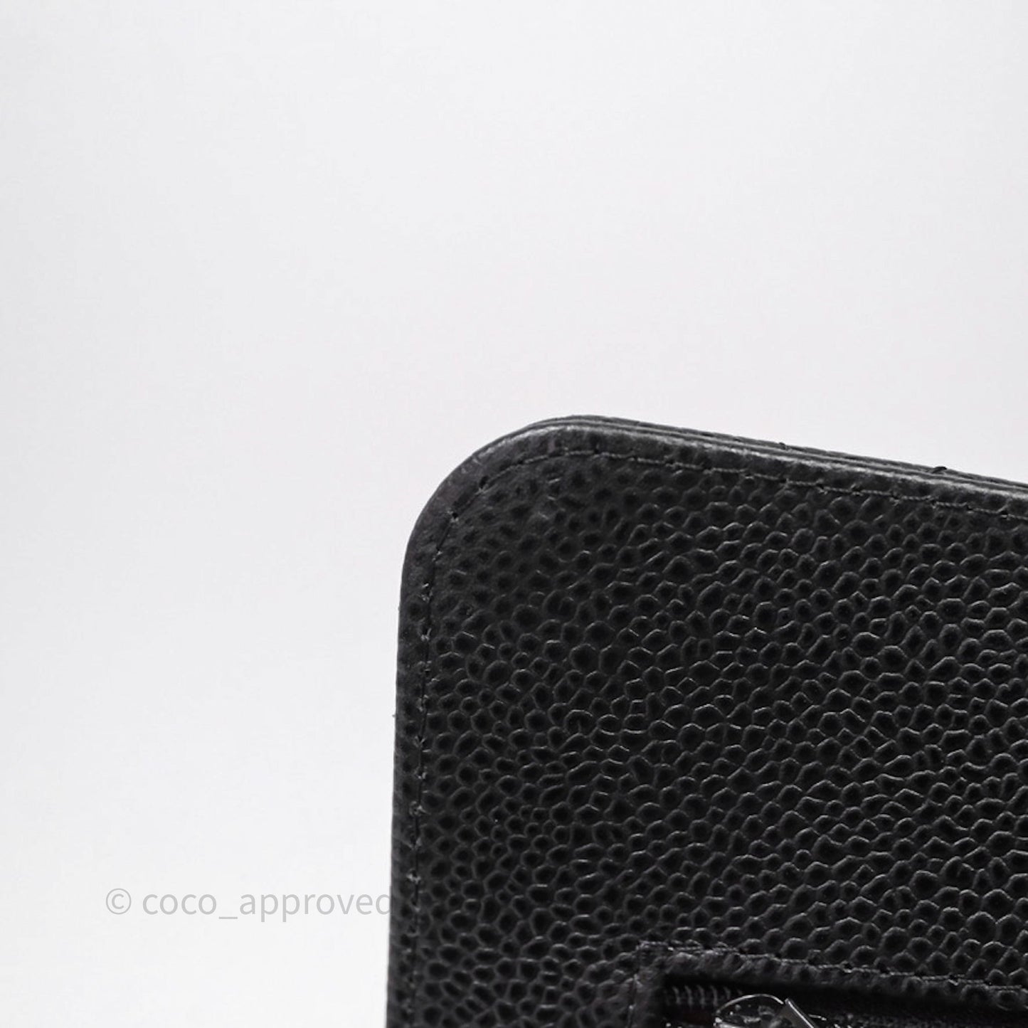 Chanel Small Classic Flap Quilted Black Caviar Silver Hardware