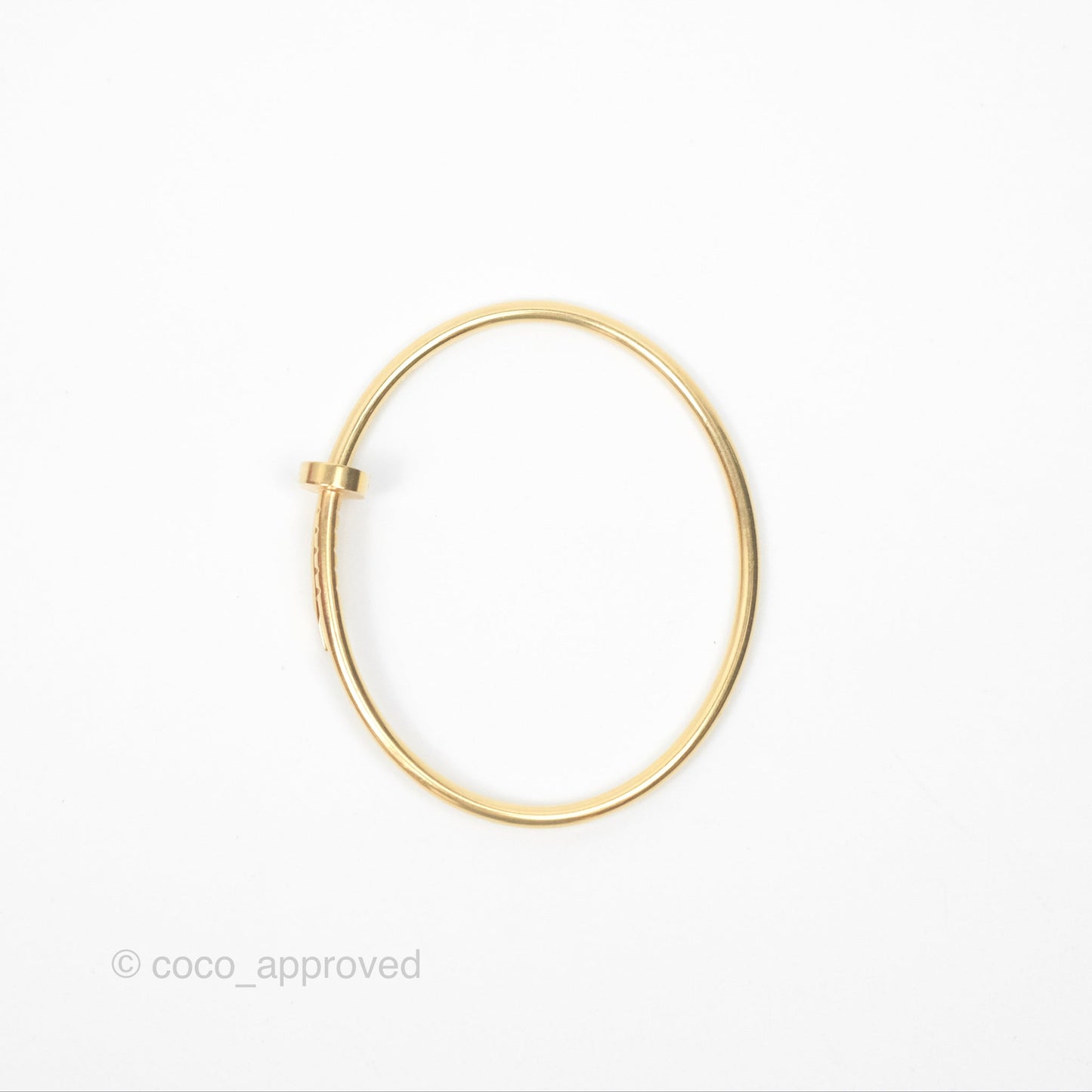 Cartier Small Juste Un Clou Bracelet 18K Yellow Gold