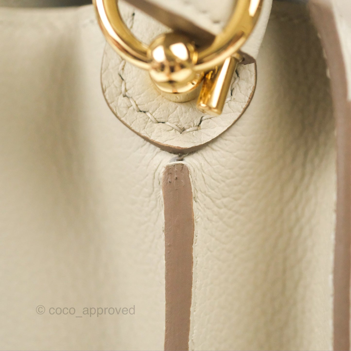 Hermès Roulis Mini 18 Beton Evercolor Permabrass Hardware