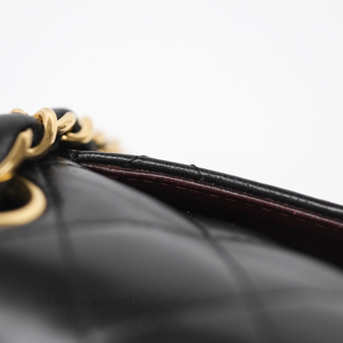 Chanel Small Classic Flap Quilted Black Lambskin Gold Hardware