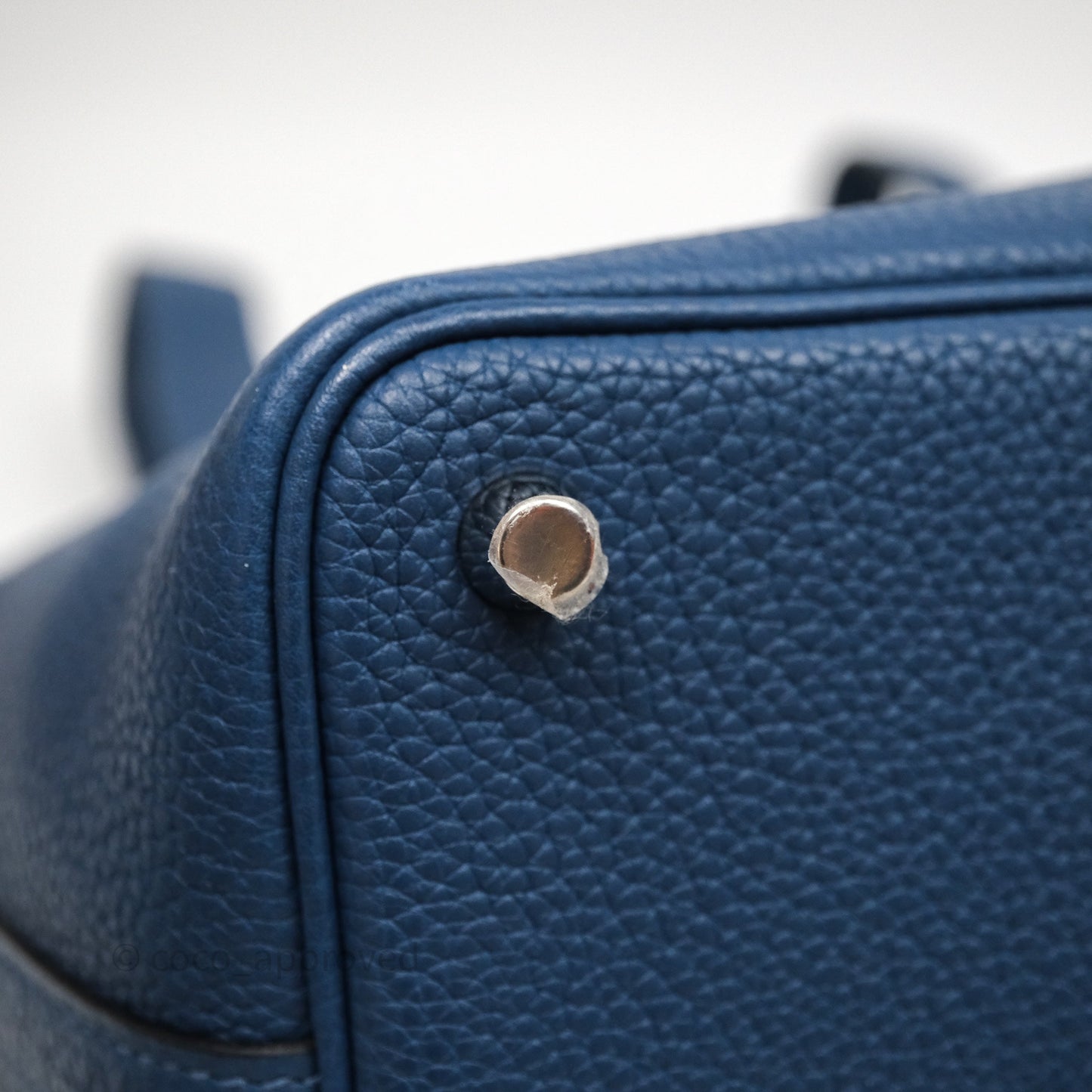Hermès Picotin 18 Deep Blue S4 Clemence Palladium Hardware