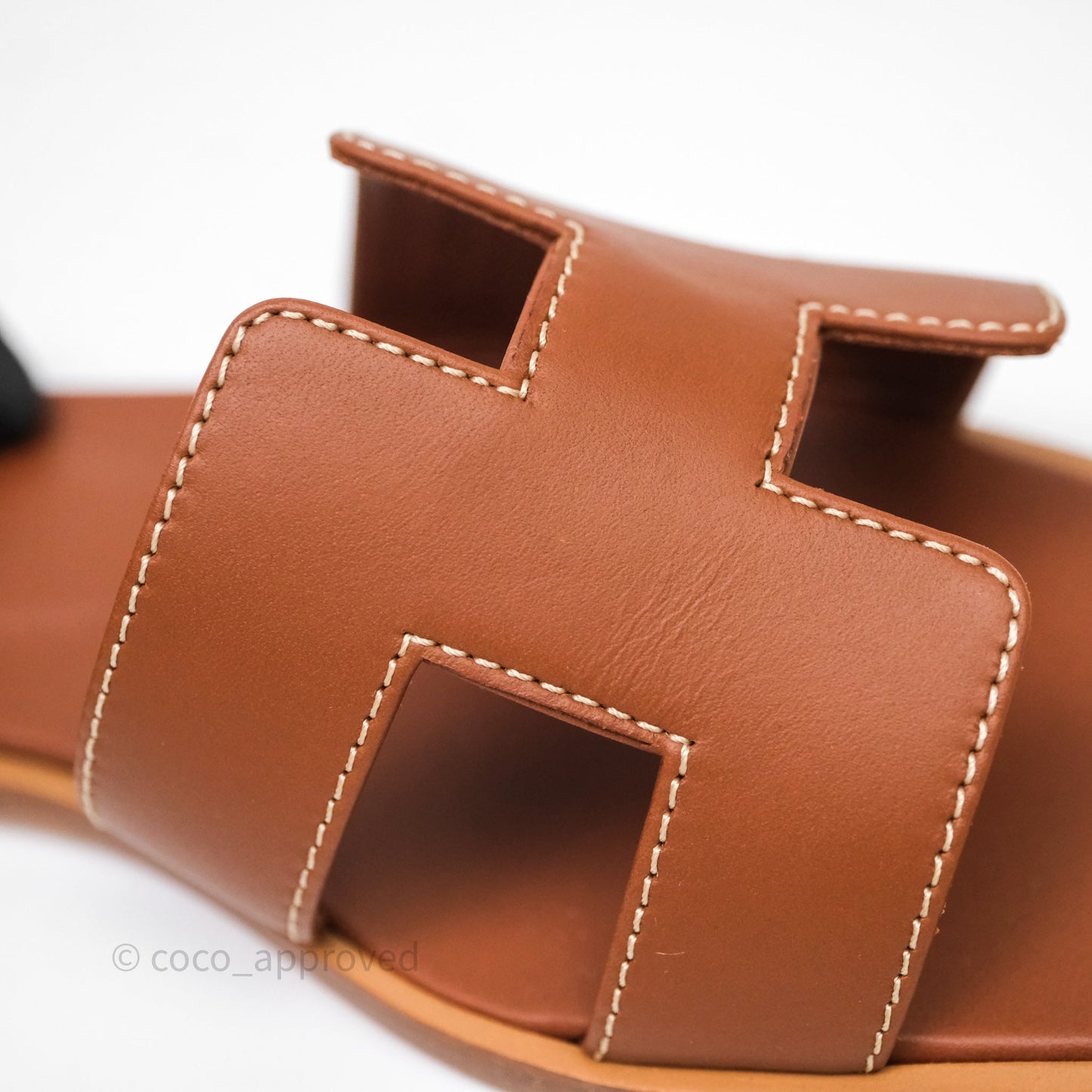 Hermes Oran Sandal Gold Size 36.5