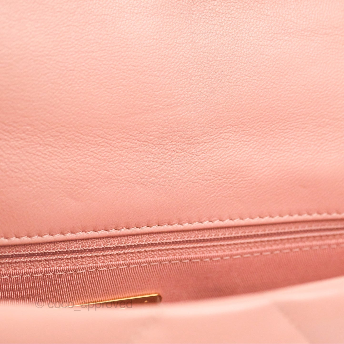 Chanel 19 Small Blush Pink Goatskin Mixed Hardware