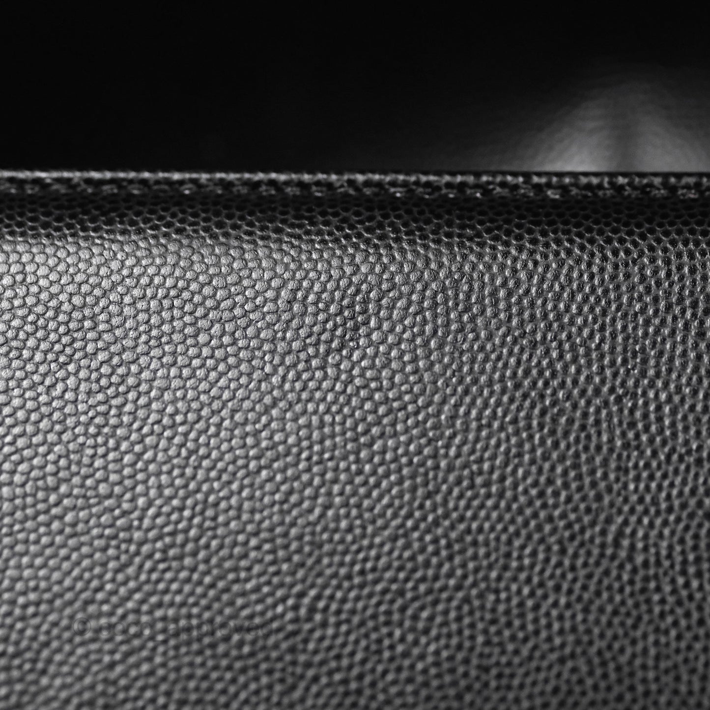 Chanel Medium Boy Quilted Black Caviar Ruthenium Hardware
