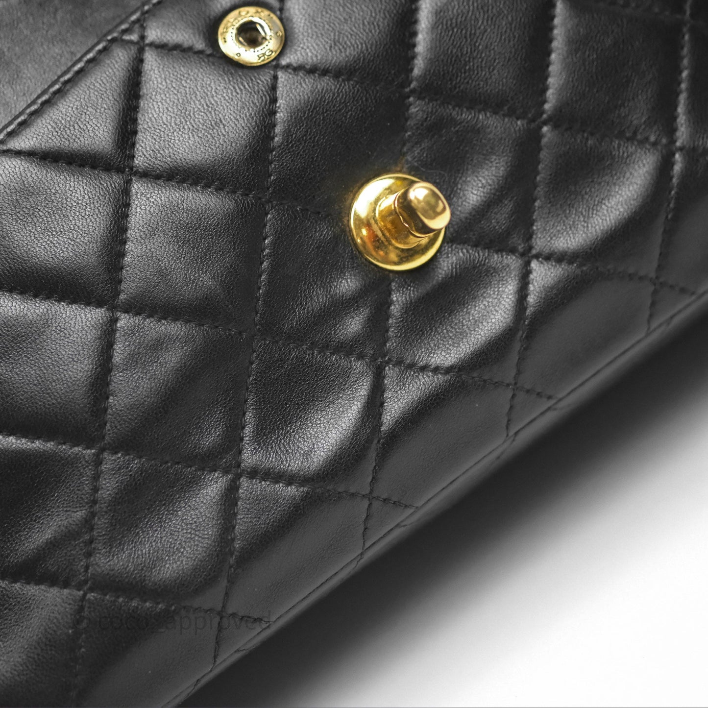 Chanel Classic Vintage Small Flap Black Lambskin 24K Gold Hardware